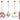 Maileg ´Peter´s Jul´ gaveæske m/4 ornamenter AW2022