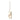 Maileg ´Bamse´ metal ornament - Off white/Rosa