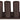 Ib Laursen ´Stillenat´ adventstage aflang m/4 flytbare lysholdere - Antikbrun/Sort