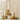 Ib Laursen ´Gloria´ kogle stage t/2,2 cm lys H12,5 cm - Messing