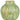 Ib Laursen ´Marina´ vase m/riller og antik look - Grøn