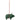 Maileg træ gris ornament AW2023 - Mørkegrøn