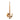 Maileg ´hjerte´ metal ornament - Lille/Guld/AW2024