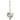 Maileg ´hjerte´ metal ornament - Stor/Mint/AW2024