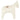 Ib Laursen hestestage t/bedelys træ UNIKA - Off white
