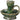 Ib Laursen stage t/2,2 cm lys m/blågrønt farvespil