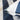 Elegante ´Flowerstripe´ sengetøj - Navy