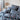 Elegante ´Scrabble´ sengetøj - Nightblue