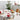 Södahl ´Line´ dug 140x320 cm - Offwhite/Rød
