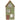 Ib Laursen ´Nyhavn´ hus t/fyrfadslys - Grøn m/brun dør