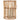 Ib Laursen ´Cane´ rund lygte m/glasindsats og hank - Rattan