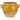 Ib Laursen ´Avignon´ skjuler m/hanke og gul løbeglasur H:25 cm