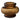 House Nordic vase i mundblæst glas - Smoked brun