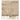 Ib Laursen plaid m/frynser 130x170 cm - Sandfarvet melange m/offwhite frynser