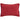 Ib Laursen pudebetræk 40x60 cm rust/bordeaux vævede striber, 4 sider m/frynser