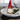 Nääsgränsgården ´Santa High Hat´ i træ H19 cm - Rød hat m/hvidt skæg