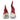 Nääsgränsgården ´Santa High hat, mor og far´ - Sæt m/2