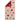 Cawö ´Christmas Edition´ håndklæde m/stjerner 50x100 cm - Natur/Rød