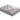 Biederlack uld/cashmere plaid 130x170 cm. - Silver/Stone