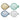 Bloomingville ´Yuta´ skål - Multifarvet, 1 stk. assorteret