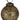 Ib Laursen ´Stillenat´ julekugle 6,5 cm - Chocolate glas/pebbled
