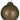 Ib Laursen ´Stillenat´ julekugle 8,3 cm - Chocolate glas/pebbled