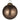 Ib Laursen ´Stillenat´ glas julekugle Ø9,5 cm - Rustic brown