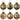 Ib Laursen hørfarvet julekugle 1 stk. assorteret