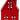 Ib Laursen hus m/lysholder t/1,3 cm lys - 3 vinduer/Rød