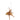 Ib Laursen papirklip ballerina i danseposition - Brun