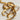 All By Voss silkebånd 10 meter - Pale Gold