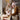 Ib Laursen ´Christmas Hygge´ forklæde - Natur m/brunt broderi